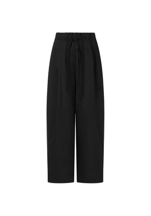 TOMBOY drawstring elasticated-waist trousers - Black