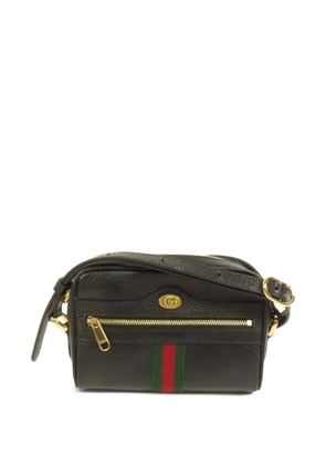Gucci Pre-Owned Ophidia Web-stripe crossbody bag - Black