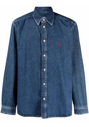 Diesel long-sleeved denim shirt - Blue