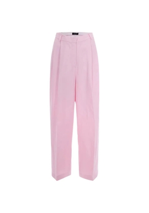 Fabiana Filippi double-pleat wide-leg trousers - Pink