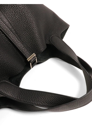 Hermès Pre-Owned 2017 MM Picotin Clemence leather tote bag - Black
