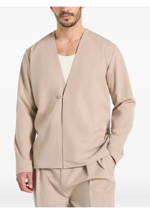 Manière De Voir Alex back-pleat shirt - Neutrals