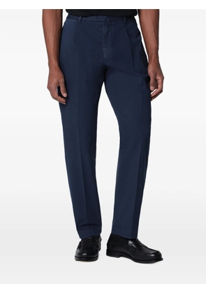 Santaniello Arechi pleated cotton trousers - Blue