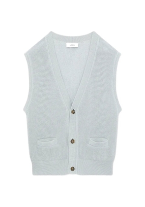 Lardini V-neck vest - Blue