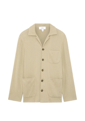 Lardini single-breasted knit jacket - Neutrals