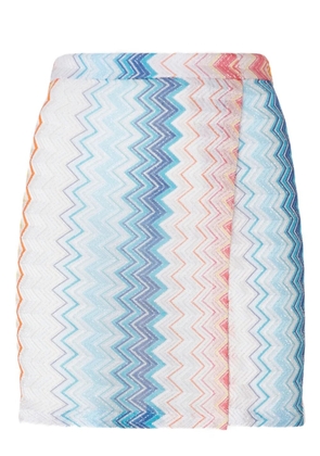 Missoni zigzag beach cover-up - White