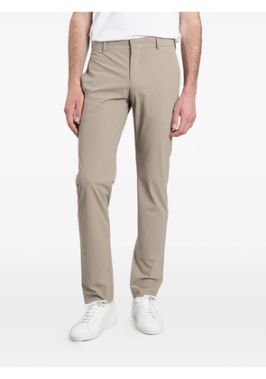 PT Torino logo-plaque slim-fit trousers - Neutrals