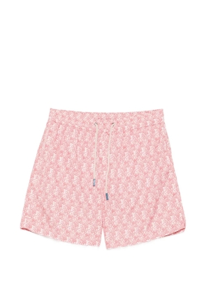 FeFè coral-print swim shorts - Pink