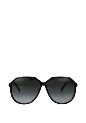 VALENTINO GARAVANI EYEWEAR VLogo geometric-frame sunglasses - Black