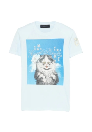 Barbara Bologna cat-print T-shirt - Blue