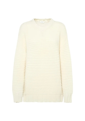 Malo textured-knit sweater - Neutrals