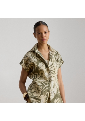 Relaxed Fit Print Short-Sleeve Shirt