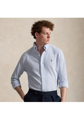 Striped Knit Oxford Shirt