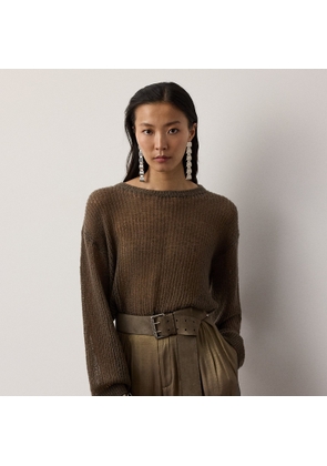 Bouclé Cashmere-Blend Boatneck Jumper