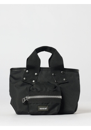 Handbag SACAI Woman color Black