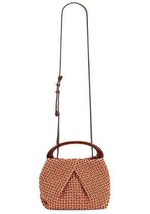 Dries Van Noten Crisp Bag in Wood - Brown. Size all.