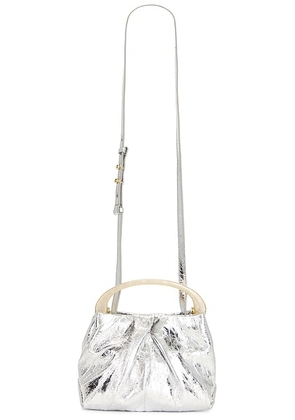 Dries Van Noten Crisp Bag in Silver - Metallic Silver. Size all.