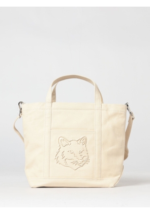 Handbag MAISON KITSUNÉ Woman color Beige