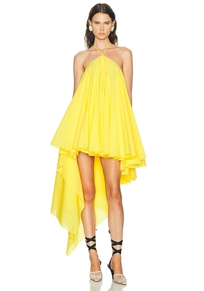 JACQUEMUS La Robe Triangle Courte in Yellow - Yellow. Size 40 (also in ).