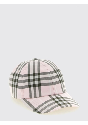 Hat BURBERRY Woman color Pink