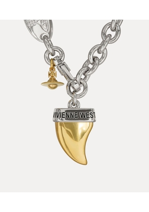 Vivienne Westwood Man. Shark Tooth Necklace Platinum-gold-black-patina Platinum-gold-black-patina Men