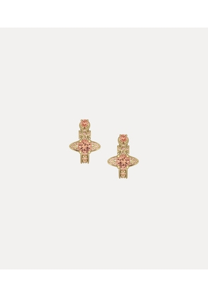 Vivienne Westwood Maitena Earrings Gold-peach-cz Gold-peach-cz Women