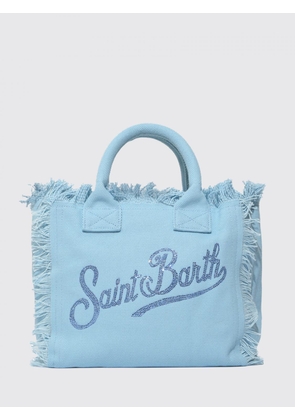 Handbag MC2 SAINT BARTH Woman color Gnawed Blue