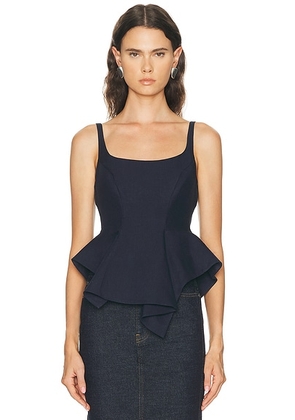 KHAITE Loa Top in Dark Navy - Navy. Size 2 (also in ).