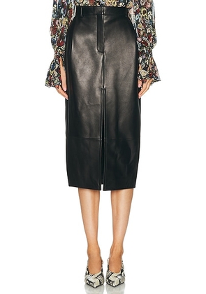 KHAITE Anden Skirt in Black - Black. Size 2 (also in ).