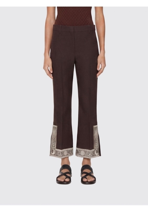 BURBERRY Pants Woman color Brown