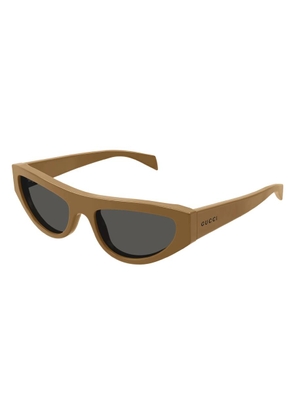 Gucci Grey Cat Eye Ladies Sunglasses GG1919S 006 55