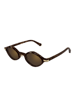 Cartier Brown Geometric Ladies Sunglasses CT0540S 002 48