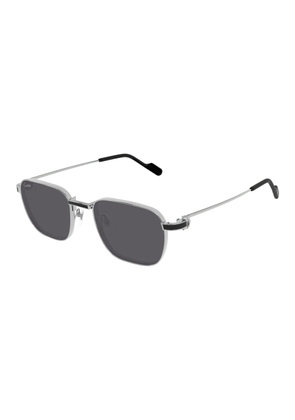 Cartier Grey Square Mens Sunglasses CT0497S 010 54
