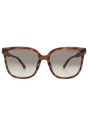 Moschino Brown Gradient Square Ladies Sunglasses MOS134/F/S 0H7P/HA 58