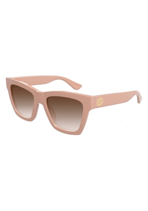 Gucci Brown Square Ladies Sunglasses GG1714S 005 54