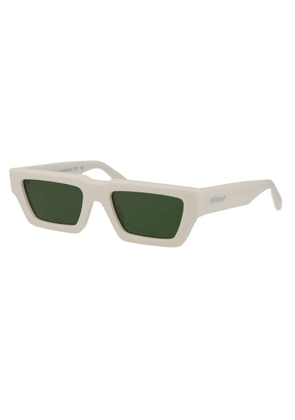 Off-White Manchester Green Rectangular Unisex Sunglasses OERI129 0155 54
