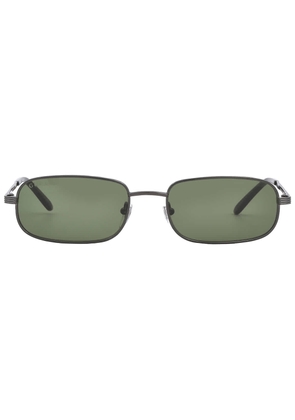 Gucci Green Rectangular Mens Sunglasses GG1457S 003 57