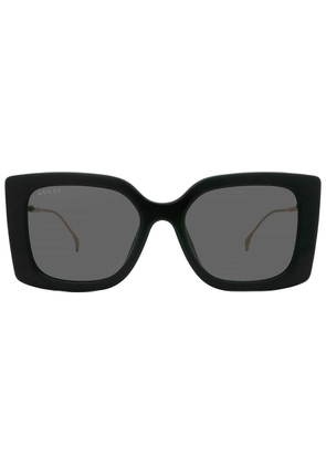 Gucci Grey Square Ladies Sunglasses GG1567SA 001 54