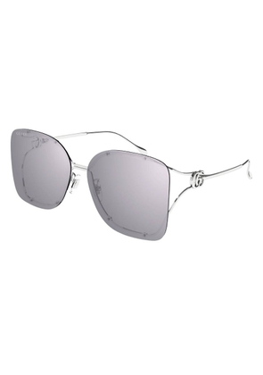 Gucci Violet Square Ladies Sunglasses GG1713SA 004 60