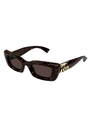 Gucci Brown Cat Eye Ladies Sunglasses GG1827S 002 49
