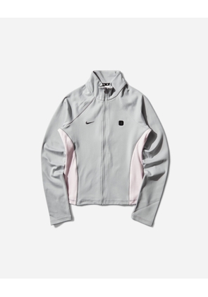Women s Shox Full-Zip Longsleeve Top Wolf Grey / Pearl Pink