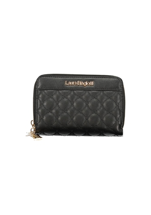 Laura Biagiotti Black Polyurethane Women Wallet