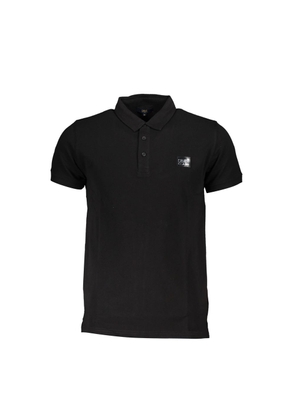 Cavalli Class Black Cotton Men's Polo - XXL