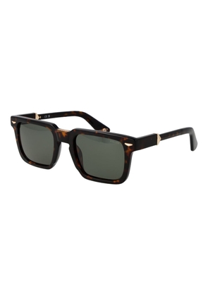 Police Brown Cellulose Acetate Sunglasses