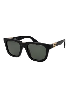 Police Black Cellulose Acetate Sunglasses