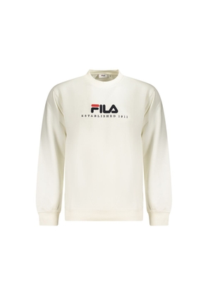 Fila White Cotton Men's Sweatshirt - S