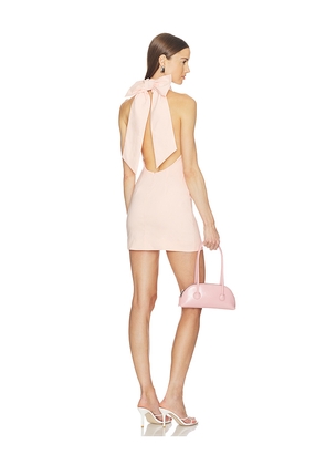 Camila Coelho Aurora Mini Dress in Rose. Size XXS. Also in XS, S, M, L, XL.