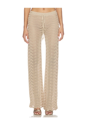 Bananhot Bia Pants in Metallic Gold. Size XS/S. Also in M/L.