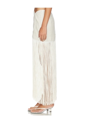 AZULU x REVOLVE Joelle Skirt in Beige. Size XXS. Also in S, L, XL.