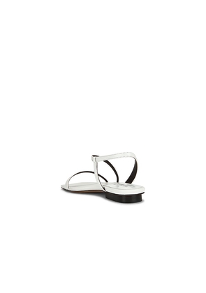 Emme Parsons Delice Sandal in White. Size 36. Also in 37, 38, 39, 40, 41.